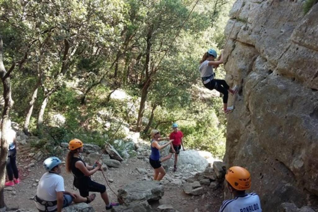 Vue Panoramique Sur Le Chateau,Montagne Et Grottes Фонтен-де-Воклюз Екстериор снимка